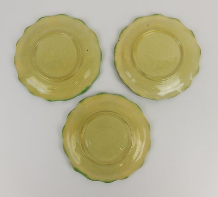 Dessert Plates and Ceramic Dish by Cérenne for Vallauris, 1950s, Set of 7-LW-2016178