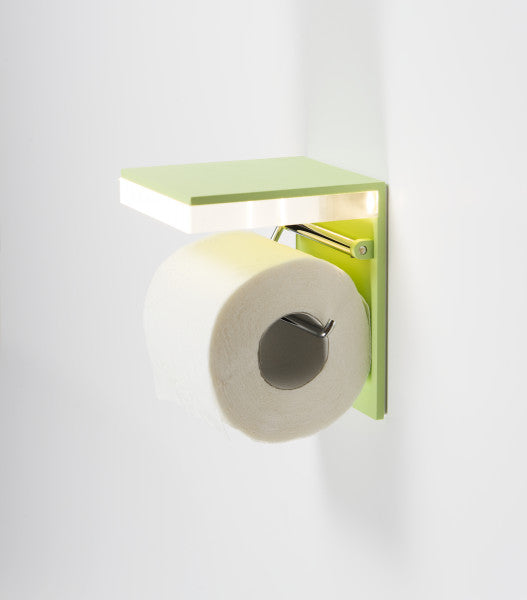 L-HOP 1 - PMMA wall lamp / toilet roll holder