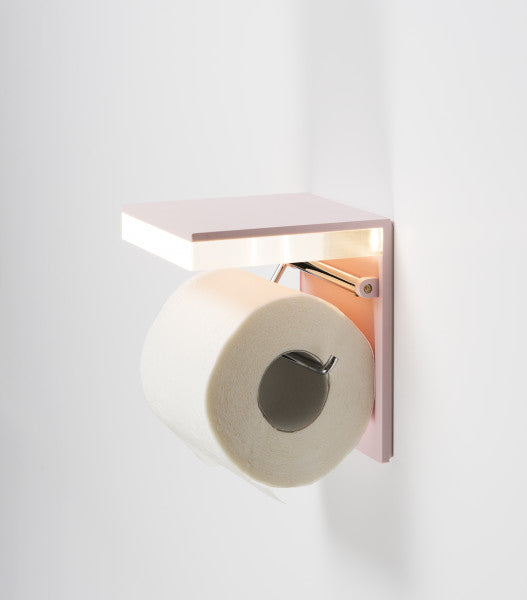 L-HOP 1 - PMMA wall lamp / toilet roll holder