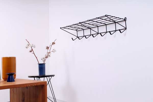 DH05 Black Deurne Coat Rack by Friso Kramer for Spectrum, 1950s-XT-1360172