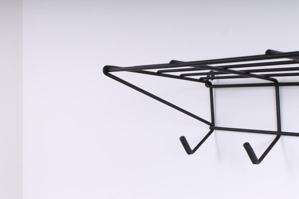 DH05 Black Deurne Coat Rack by Friso Kramer for Spectrum, 1950s-XT-1360172