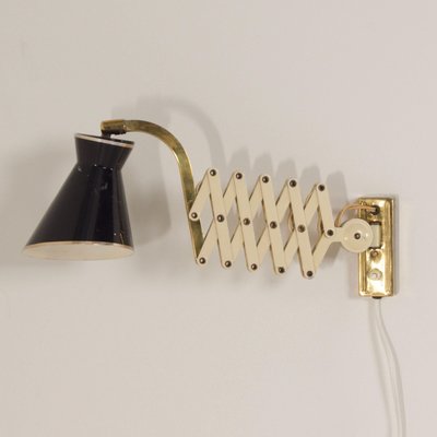 Diabolo Wall Scissor Lamp by Karl Lang for Sis Licht, 1950s-ZT-1824797