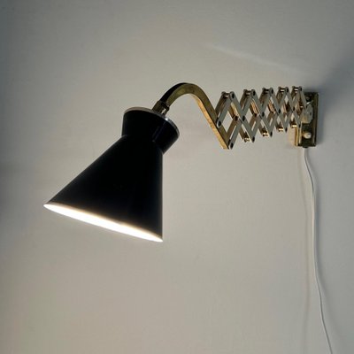 Diabolo Wall Scissor Lamp by Karl Lang for Sis Licht, 1950s-ZT-1824797