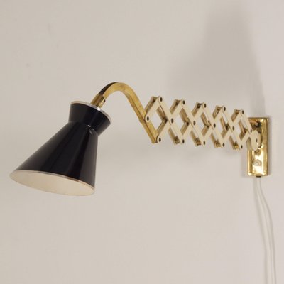 Diabolo Wall Scissor Lamp by Karl Lang for Sis Licht, 1950s-ZT-1824797