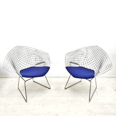 Diamond Chairs by Harry Bertoia for Knoll, 1980s, Set of 2-PRS-1314789