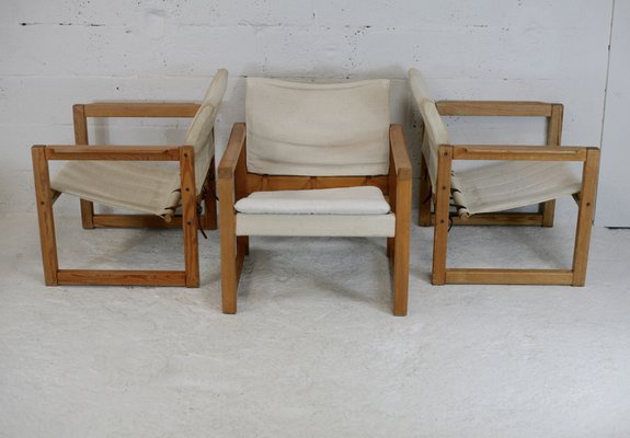 Diana Armchairs by Karin Mobring for Ikea, 1970s, Set of 3-MAO-1047968