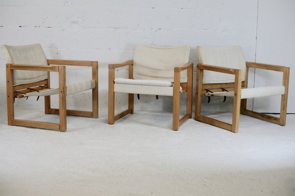 Diana Armchairs by Karin Mobring for Ikea, 1970s, Set of 3-MAO-1047968