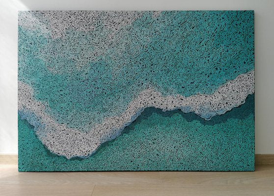 Diana Torje, Tropical Sea, 2023, Acrylic on Canvas-CHG-2031010