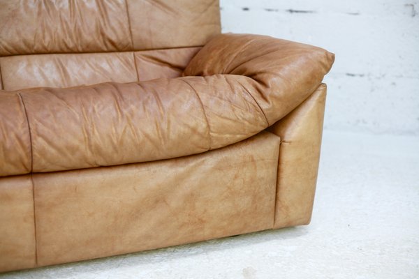 Dianthus Sofa in Leather by Michel Ducaroy for Ligne Roset, 1978-MAO-1361981