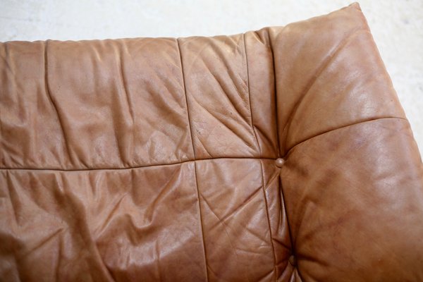 Dianthus Sofa in Leather by Michel Ducaroy for Ligne Roset, 1978-MAO-1361981