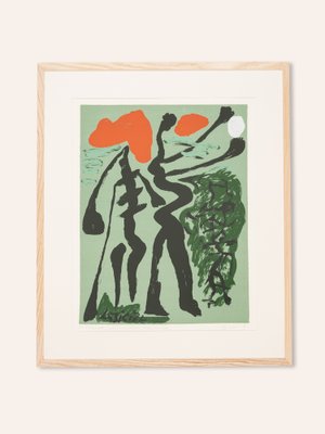 Dietrich Lusici, Sonnentanz, Color Screen Print on Thick Paper-GPP-1124474