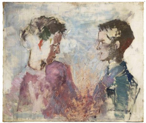 Dimitri Godycki Cwirko, Two Portraits, Oil Painting, 1958-ZCI-1769981