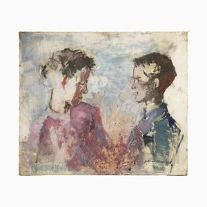 Dimitri Godycki Cwirko, Two Portraits, Oil Painting, 1958-ZCI-1769981