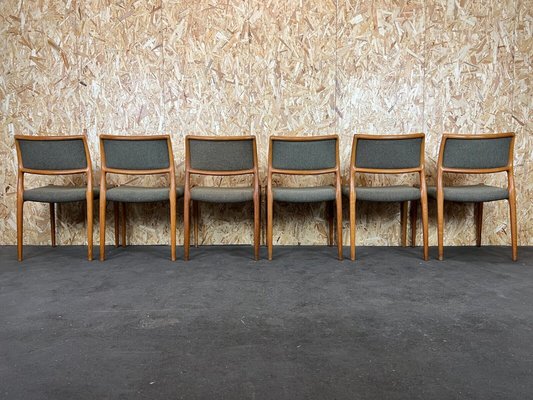 Dining Chair in Teak by Niels Otto Møller, 1960s, Set of 6-EJL-1341704