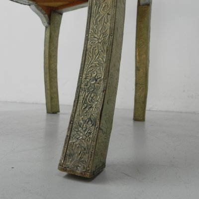 Dining Chair Upholstered with Stamped Tin-TL-1324892