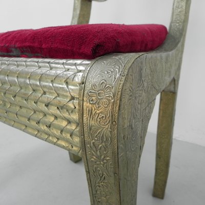 Dining Chair Upholstered with Stamped Tin-TL-1324892