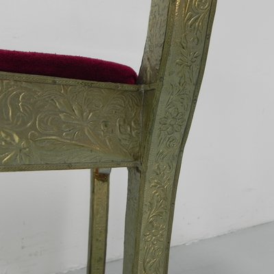 Dining Chair Upholstered with Stamped Tin-TL-1324892