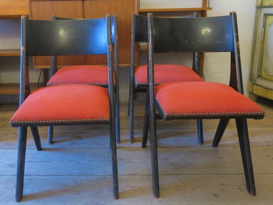 Dining Chairs, 1950s, Set of 4-ED-2018122