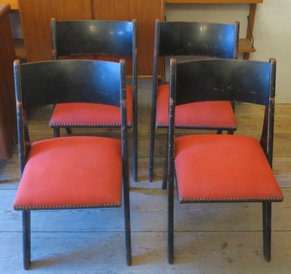 Dining Chairs, 1950s, Set of 4-ED-2018122