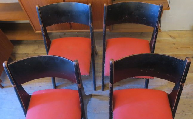 Dining Chairs, 1950s, Set of 4-ED-2018122