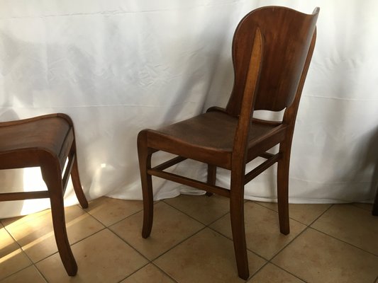 Dining Chairs, 1950s, Set of 6-WQQ-843794