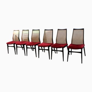 Dining Chairs, 1960s, Set of 6-GJF-1736879