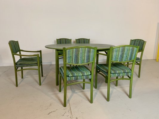 Dining Chairs, 1970s, Set of 7-WID-957908