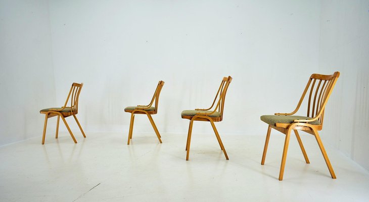 Dining Chairs attributed to Antonín Šuman, 1960s, Set of 4-TZ-1398643