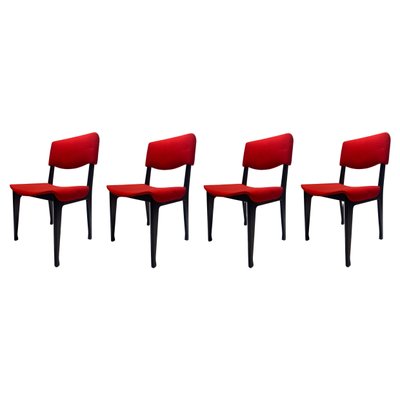 Dining Chairs attributed to Ico Parisi for Mim, Italy, 1960s, Set of 4-KKZ-1814201