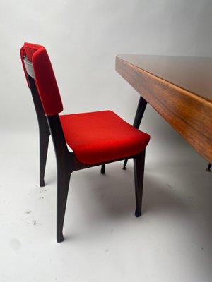 Dining Chairs attributed to Ico Parisi for Mim, Italy, 1960s, Set of 4-KKZ-1814201