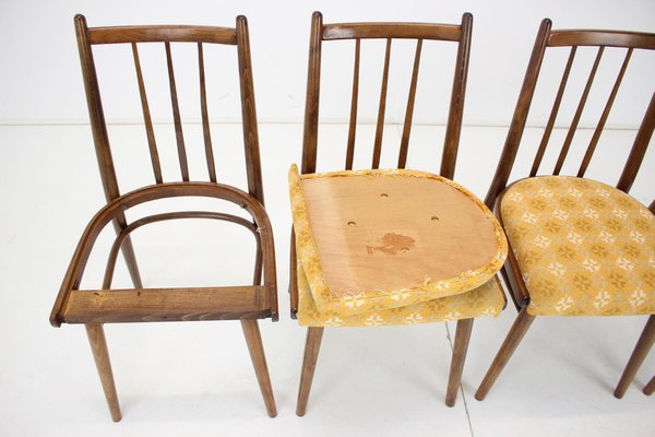 Dining Chairs attributed to Jitona, Czechoslovakia, 1970s, Set of 4-TZ-1418960