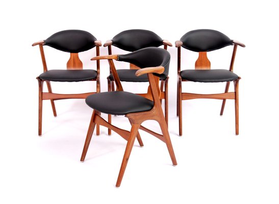 Dining Chairs attributed to Louis Van Teeffelen for Wébé, 1960s, Set of 2-TLV-2020139