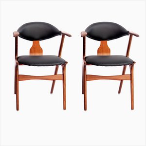 Dining Chairs attributed to Louis Van Teeffelen for Wébé, 1960s, Set of 2-TLV-2020139