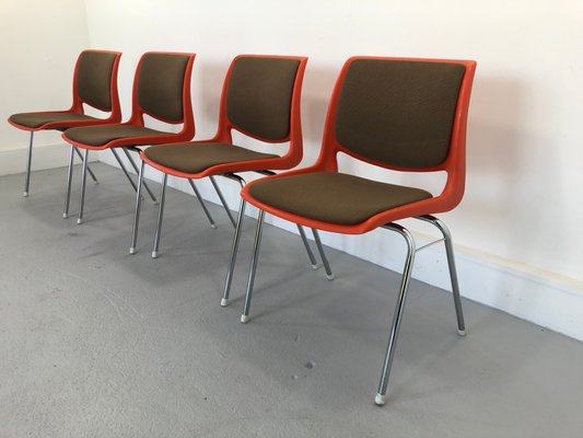 Dining Chairs by B. Winge, Norway, 1970s, Set of 4-JWH-1363890