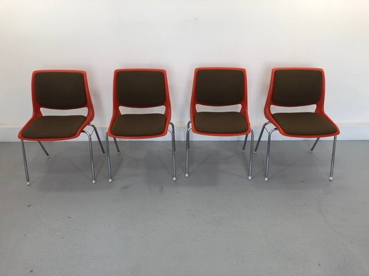 Dining Chairs by B. Winge, Norway, 1970s, Set of 4-JWH-1363890