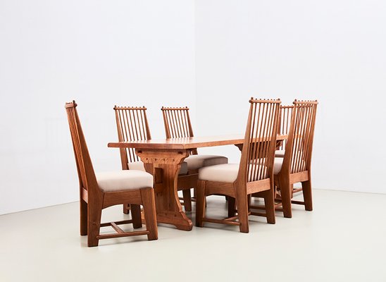 Dining Chairs by Bas Van Pelt for My Home 1930s, Set of 6-BPT-1766241