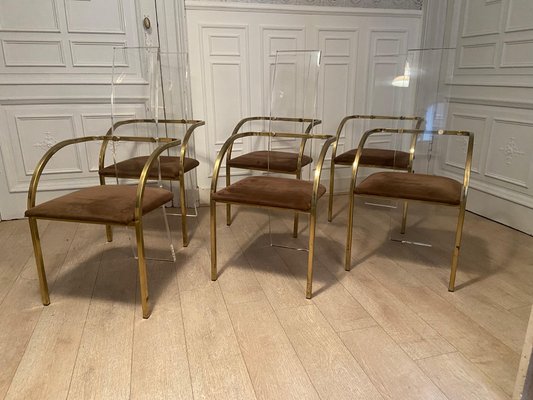 Dining Chairs by Charles Hollis Jones Chairs for Belgo Chrom, 1970s, Set of 6-JG-1441702