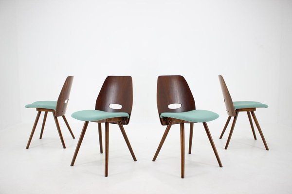 Dining Chairs by Frantisek Jirak, Czechoslovakia, 1960s, Set of 4-TZ-844105