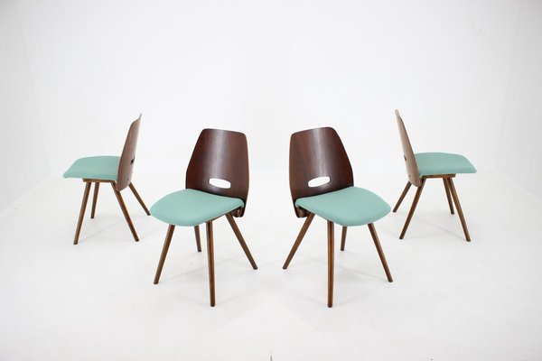 Dining Chairs by Frantisek Jirak, Czechoslovakia, 1960s, Set of 4-TZ-844105