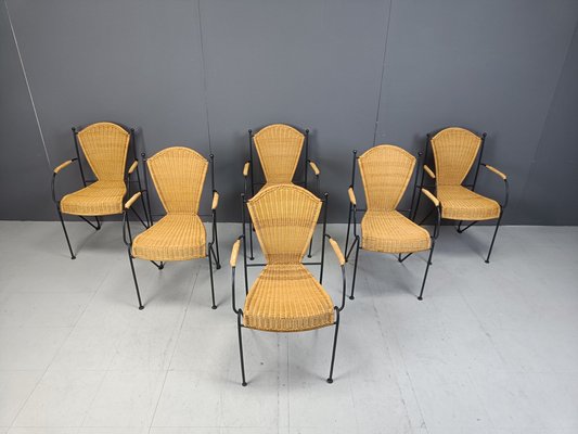 Dining Chairs by Frederick Weinberg, 1960s, Set of 6-IRH-2029015