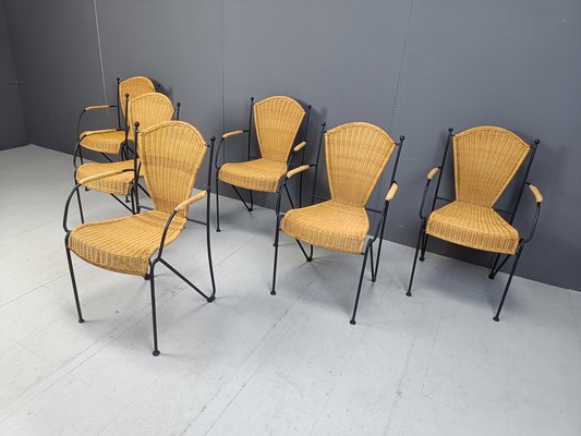 Dining Chairs by Frederick Weinberg, 1960s, Set of 6-IRH-2029015