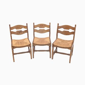 Dining Chairs by Guillerme Et Chambron, 1950s, Set of 6-JCN-1806797