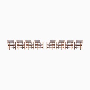 Dining Chairs by Hans J. Wegner for Getama, Denmark, 1950s, Set of 8-SFD-1113798