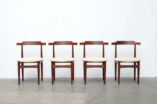 Dining Chairs by Hans Olsen for Frem Røjle, 1960s, Set of 4-ICF-774009