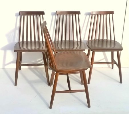 Dining Chairs by Ilmari Tapiovaara for Edsby Verken, 1960s, Set of 4-EI-353383