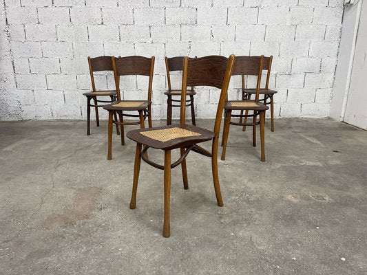 Dining Chairs by Jacob & Josef Kohn, 1910s, Set of 6-PB-1768446