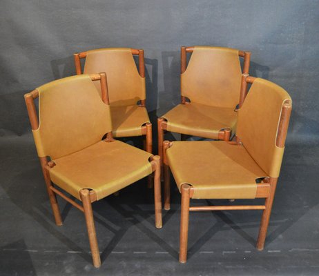 Dining Chairs by Janez Lajovic for Hotel Prisank and Ski Resort Kranjska Gora, 1962, Set of 4-ZKR-2023739