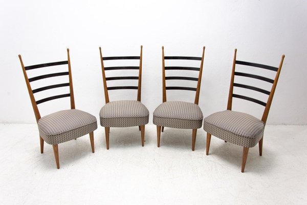 Dining Chairs by Josef Pehr, Czechoslovakia, 1940s, Set of 4-HXT-1308568