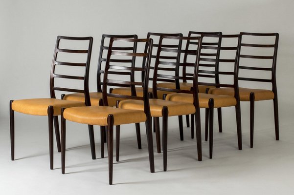 Dining Chairs by Niels O. Møller, Set of 8-NL-1344802