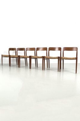 Dining Chairs by Niels Otto (N. O.) Møller, Set of 6-OKG-1788134